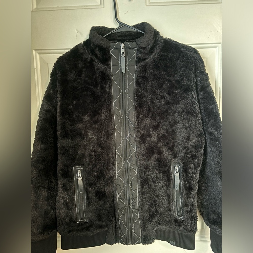 LIV Women’s black fleece jacket. Size Small